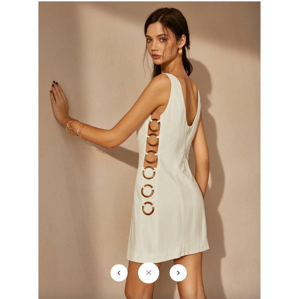 NWT Commense O-Ring Cutout Sleeveless Dress Sz XS - Picture 6 of 10